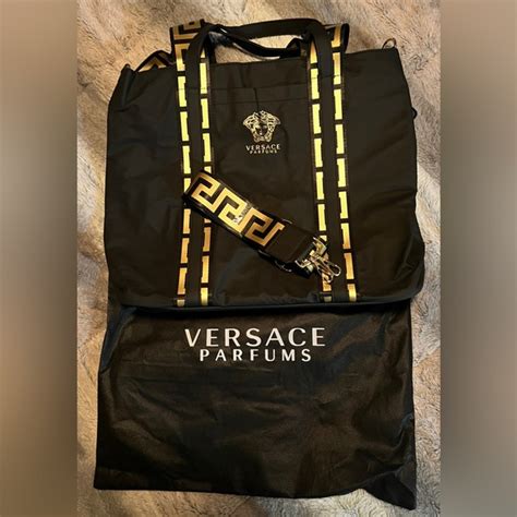 versace perfume and bag set|versace parfums bag cost.